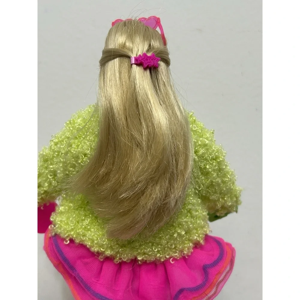Barbie Outfit, Lime Green Jacket With Colorful Tutu Skirt, Top And More, NO DOLL